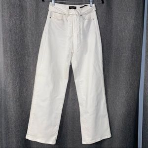 high rise wide leg jeans